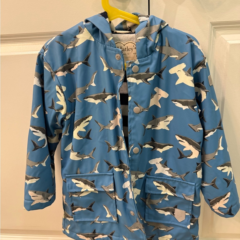 Hatley Blue and White Striped Jacket
